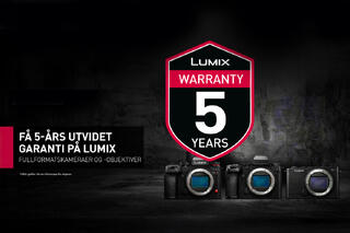 Få 5 års garanti på Panasonic S-serien